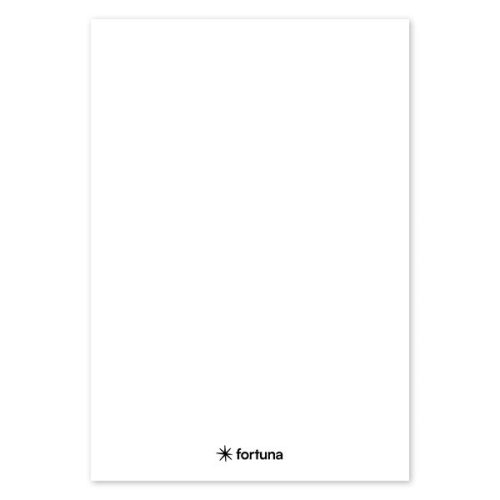 Spirálfüzet vonalas FORTUNA Monocolor A/4 70 lapos fehér