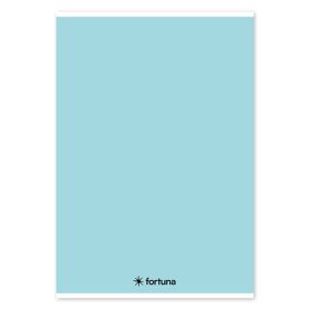   Spirálfüzet vonalas FORTUNA Monocolor A/4 70 lapos pasztell kék