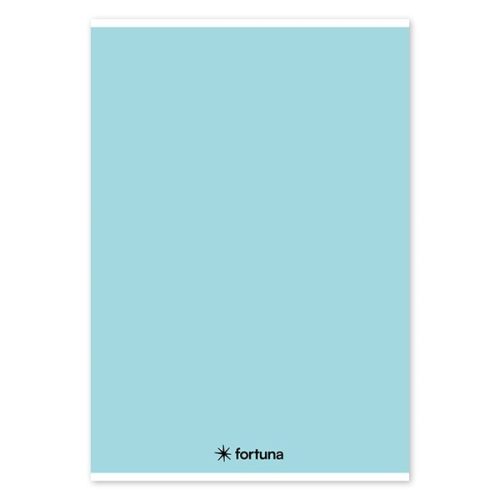 Spirálfüzet vonalas FORTUNA Monocolor A/4 70 lapos pasztell kék
