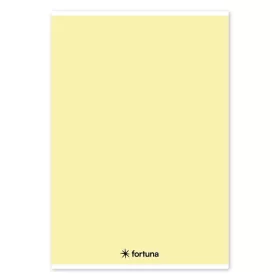   Spirálfüzet vonalas FORTUNA Monocolor A/4 70 lapos pasztell sárga