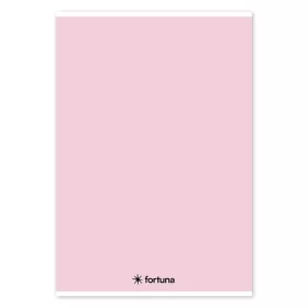  Spirálfüzet vonalas FORTUNA Monocolor A/4 70 lapos pasztell rózsaszín