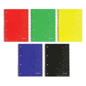   Spirálfüzet vonalas OPTIMA A/5 70 lapos perforált lyukasztott