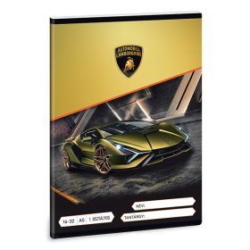   Füzet vonalas ARS UNA A/5 32 lapos 14-32 1. osztályos Lamborghini