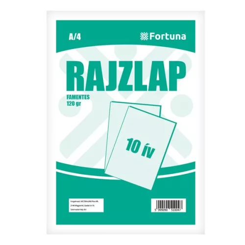 Rajzlap famentes VECTRALINE A/4 120 g 10 lapos