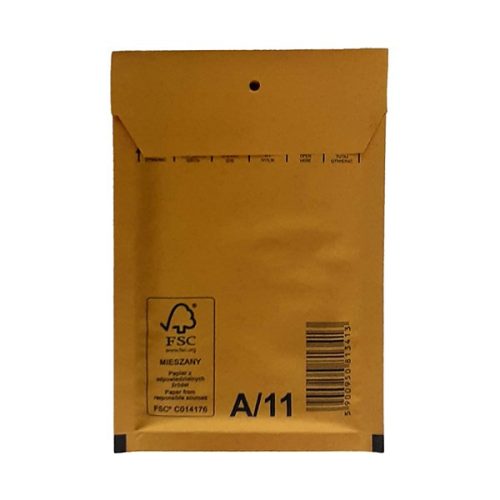 - Légpárnás tasak No11/W1 szilikonos barna 100x165mm