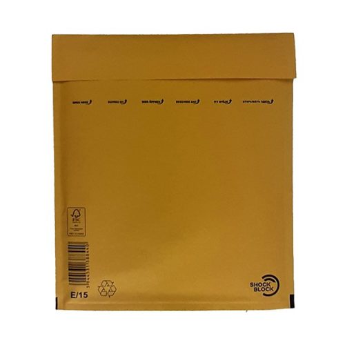 - Légpárnás tasak No15/W5 szilikonos barna 220x265mm
