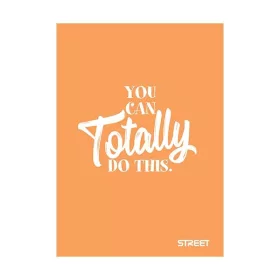 Füzet sima STREET A/4 42 lapos PP Neon