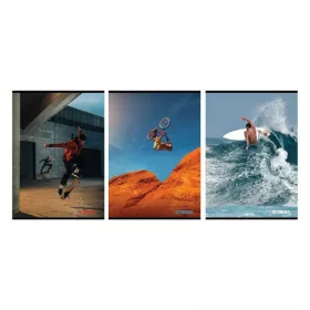 Füzet kockás STREET A/4 54 lapos Sport