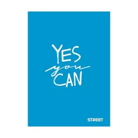 Füzet kockás STREET A/4 42 lapos PP Neon