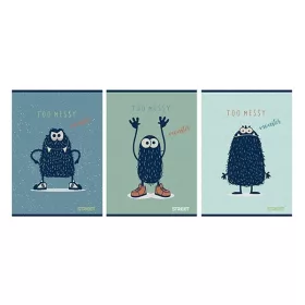 Füzet vonalas STREET A/5 54 lapos Monsters