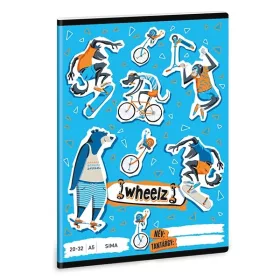 Füzet sima ARS UNA A/5 32 lapos 20-32 Wheelz