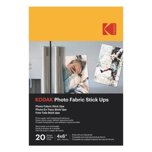Fotópapír KODAK Photo Fabric 10x15 cm felragasztható és visszaszedhető 20 íves