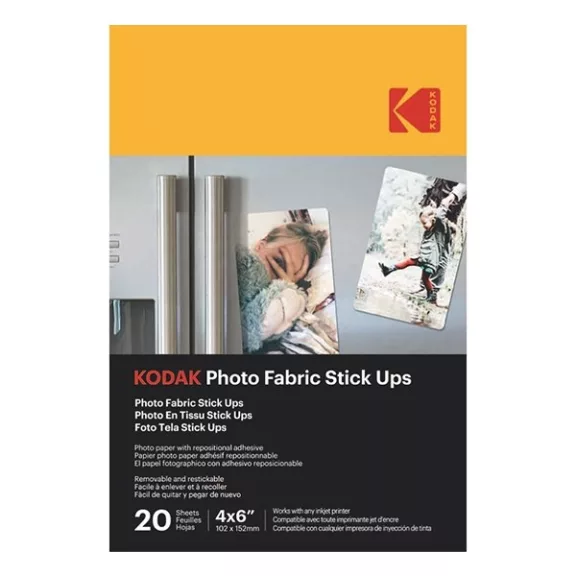 Fotópapír KODAK Photo Fabric 10x15 cm felragasztható és visszaszedhető 20 lapos Fotópapír KODAK Photo Fabric 10x15 cm felragasztható és visszaszedhető 20 lapos