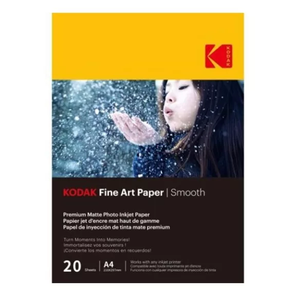 Fotópapír KODAK Fine Art Smooth A/4 230 g 20 lapos Fotópapír KODAK Fine Art Smooth A/4 230 g 20 lapos