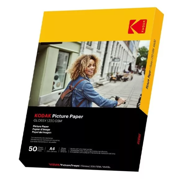 Fotópapír KODAK Picture High Gloss A/4 230 g 50 lapos Fotópapír KODAK Picture High Gloss A/4 230 g 50 lapos