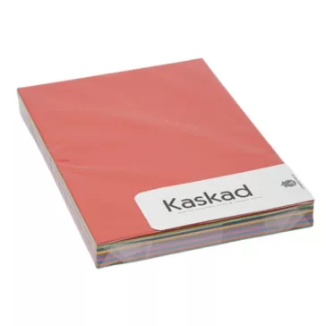   Dekorációs karton KASKAD Lessebo Colours A/4 2 oldalas 225 g élénk vegyes színek 10x10 lapos