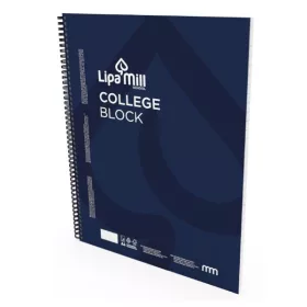   Spirálfüzet LIPAMILL College block A/4 70 lapos kockás Office