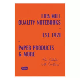 Füzet LIPAMILL A/4 40 lapos kockás Fluo