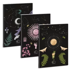   Füzet sima ARS UNA A/4 40 lapos Extra kapcsos Mystic Constellation 2024