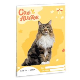   Füzet vonalas ARS UNA A/5 32 lapos 16-32 2.osztályos Cuki-Norvég erdei macska