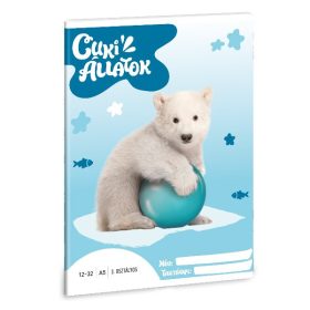   Füzet vonalas ARS UNA A/5 32 lapos 12-32 3. osztályos Cuki-Jegesmedve