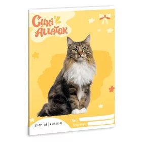   Füzet kockás ARS UNA A/5 32 lapos 27-32 Cuki-Norvég erdei macska