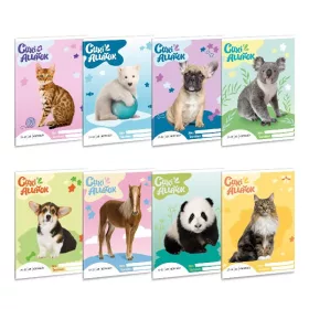 Füzet kockás ARS UNA A/5 32 lapos 27-32 Cuki állatok