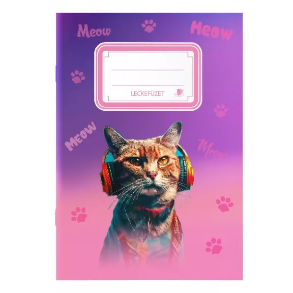 Leckefüzet ICO A/5 32 lapos Cats Leckefüzet ICO A/5 32 lapos Cats