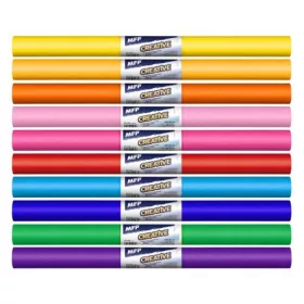 - Krepp papír 50x200cm mix vegyes színek 10 darabos