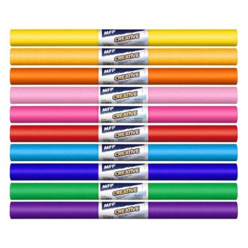 - Krepp papír 50x200cm mix vegyes színek 10 darabos
