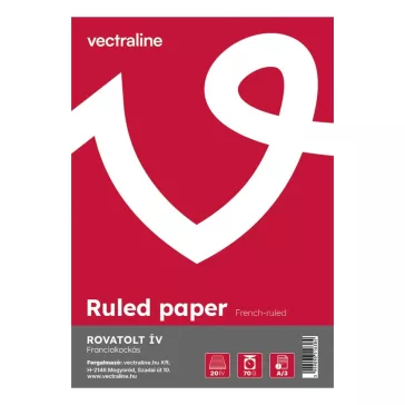 Rovatolt ív VECTRALINE A/3 franciakockás 20 íves
