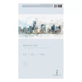 Akvarell rajztömb CREATIVE A/4 190 g 24 lapos
