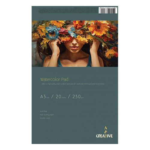 Akvarell rajztömb CREATIVE A/3 230 g 20 lapos