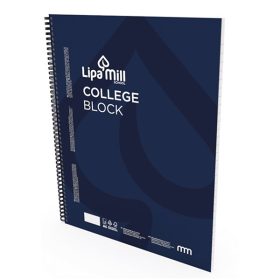 Spirálfüzet kockás LIPAMILL A/4 70 lapos College block
