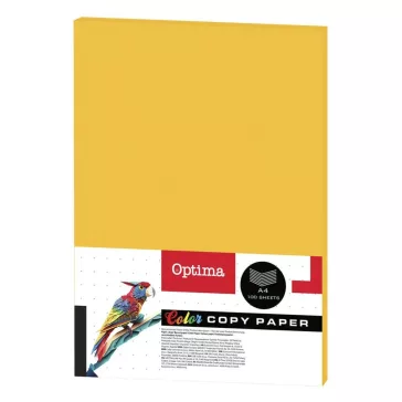   Fénymásolópapír színes OPTIMA A/4 75 g neon narancssárga 100 ív/csomag