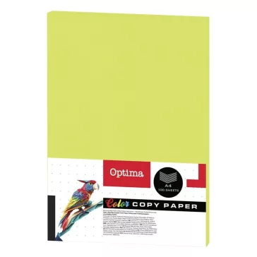   Fénymásolópapír színes OPTIMA A/4 75 g neon zöld 100 ív/csomag