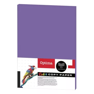   Fénymásolópapír színes OPTIMA A/4 80 g lila 100 ív/csomag