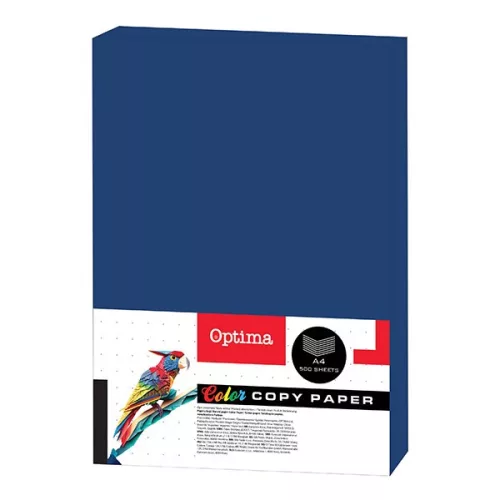 Fénymásolópapír színes OPTIMA A/4 80 g sötétkék 500 ív/csomag