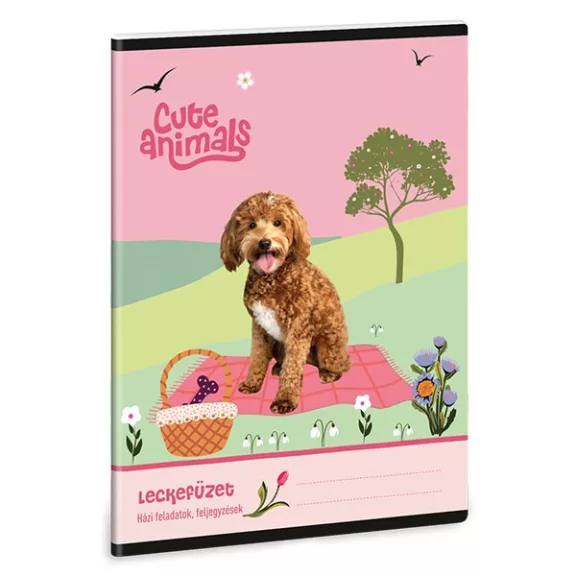 Leckefüzet ARS UNA A/5 32 lapos Cute Animals-Doggie Leckefüzet ARS UNA A/5 32 lapos Cute Animals-Doggie