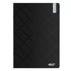 Füzet kockás ICO Student Black Prémium A/4 40 lapos