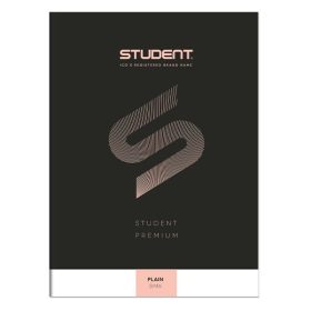 Füzet sima ICO Student Black Prémium A/4 32 lapos