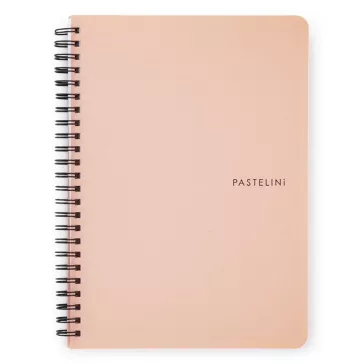 Spirálfüzet vonalas PASTELINI A/5 60 lapos barack