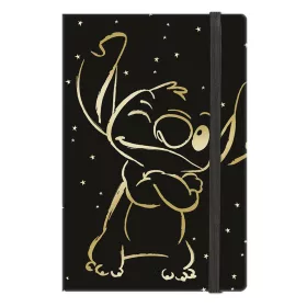   Jegyzetfüzet vonalas COOLPACK Stitch Gold 3. A/5 80 lapos gumis