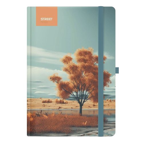 Notesz vonalas STREET Tress edition enchanted A/5 96 lapos gumis keményfedelű