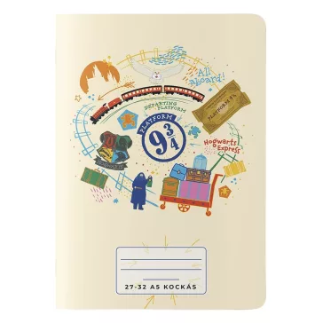 LICENSE Füzet kockás HARRY POTTER A/5 27-32