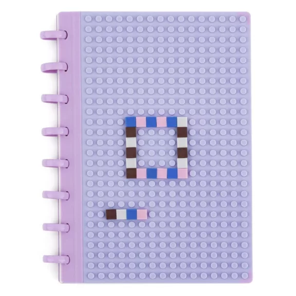Spirálfüzet vonalas OXY lego design A/5 80 lapos lila Spirálfüzet vonalas OXY lego design A/5 80 lapos lila