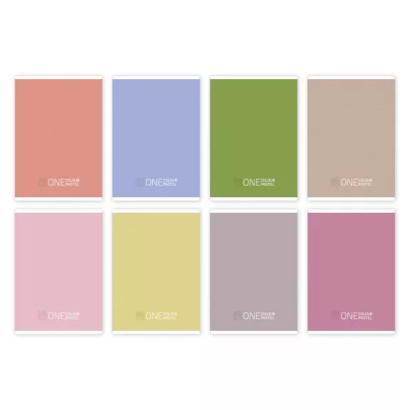 COOL SCHOOL Füzet sima One Colour Pastel A/5 20-32 vegyes színek COOL SCHOOL Füzet sima One Colour Pastel A/5 20-32 vegyes színek