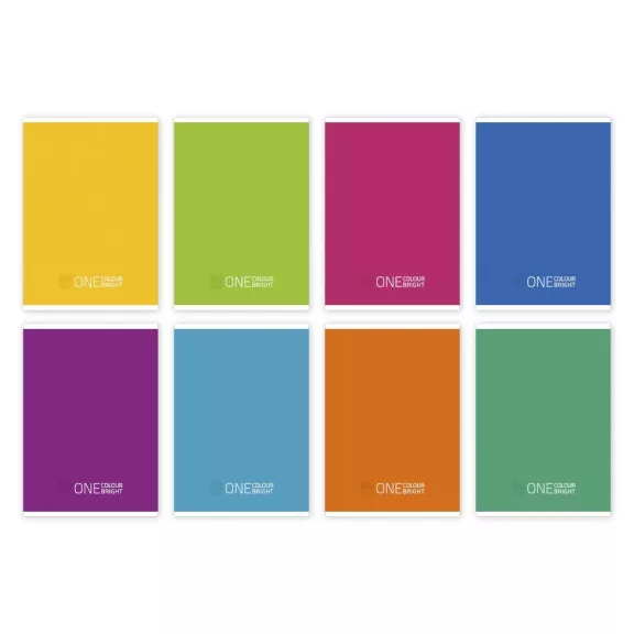 COOL SCHOOL Füzet sima One Colour Bright A/5 20-32 vegyes színek COOL SCHOOL Füzet sima One Colour Bright A/5 20-32 vegyes színek