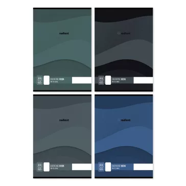 COOL SCHOOL Füzet sima Gradient A/4 80-32 vegyes minták