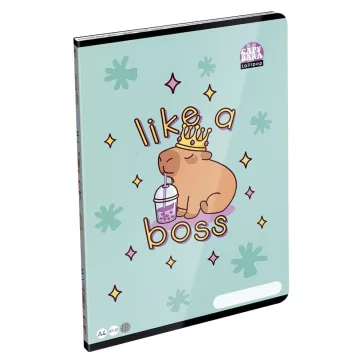   Füzet kockás LIZZYSULI A/4 32 lapos 87-32 Lollipop Capybara